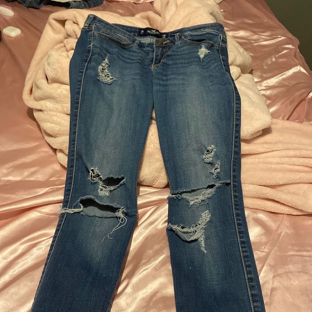 Low rise super skinny crop women’s hollister jeans